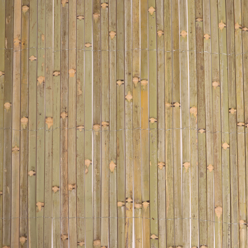 Bamboo split fence